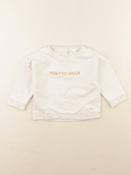 Sweat - 18 mois Beige 1 - vertbaudet enfant 