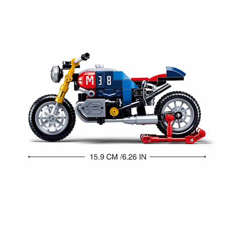 Model bricks - moto café racer Noir 5 - vertbaudet enfant 