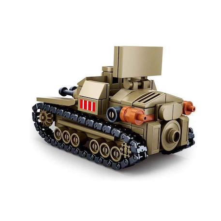 Army wwii - petit char d'assaut italien Marron 2 - vertbaudet enfant 