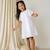 Robe enfant poésie d'été Blanc 5 - vertbaudet enfant 