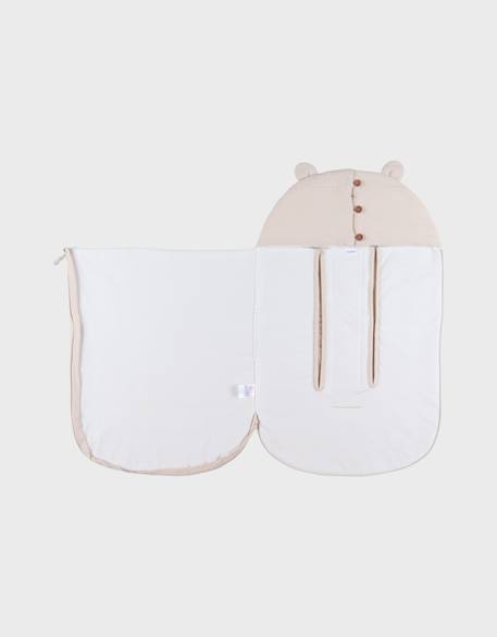 Nid d'ange mousseline de coton bio Beige 4 - vertbaudet enfant 