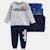 Ensemble t-shirts manches courtes et pantalon avec doudoune à imprimé Marine 4 - vertbaudet enfant 