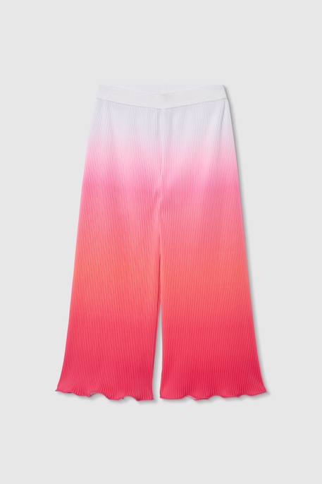 Pantalon fille en mousseline Rose 1 - vertbaudet enfant 