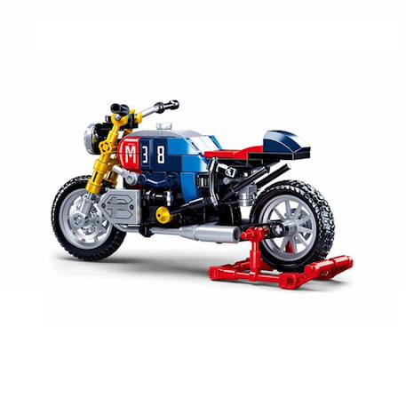 Model bricks - moto café racer Noir 4 - vertbaudet enfant 