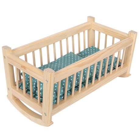 Berceau de poupée nature Beige 1 - vertbaudet enfant 