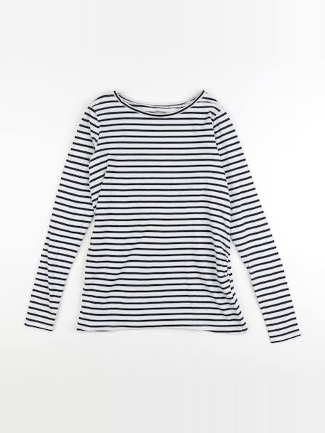 Tee-shirt grossesse - 34 à 36 Blanc, bleu 1 - vertbaudet enfant 