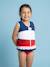 Maillot de bain flottant enfant - coquette Bleu / blanc 1 - vertbaudet enfant 