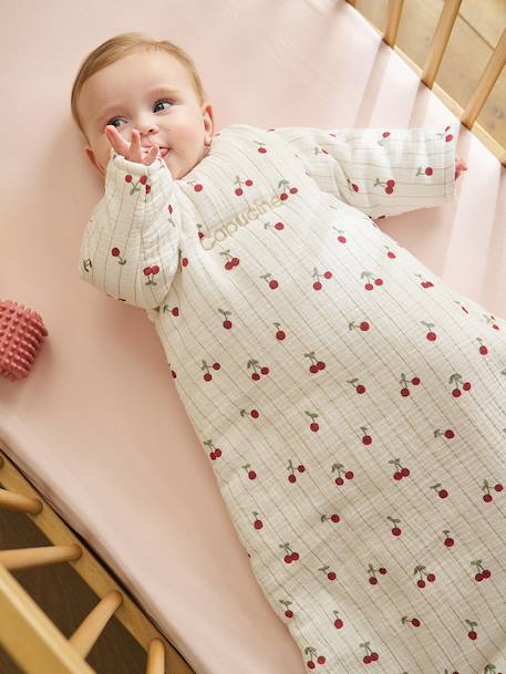 Gigoteuse manches amovibles personnalisable écru 1 - vertbaudet enfant 