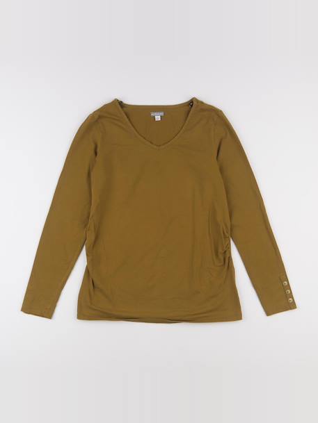 Tee-shirt grossesse - 34 à 36 Marron 1 - vertbaudet enfant 