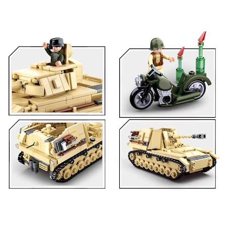 Army wwii - grand char allemand 2 en 1 Beige 3 - vertbaudet enfant 