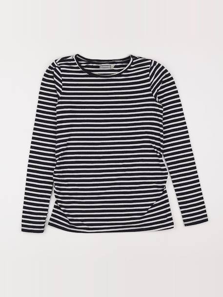 Tee-shirt grossesse - 34 à 36 Blanc, bleu 1 - vertbaudet enfant 