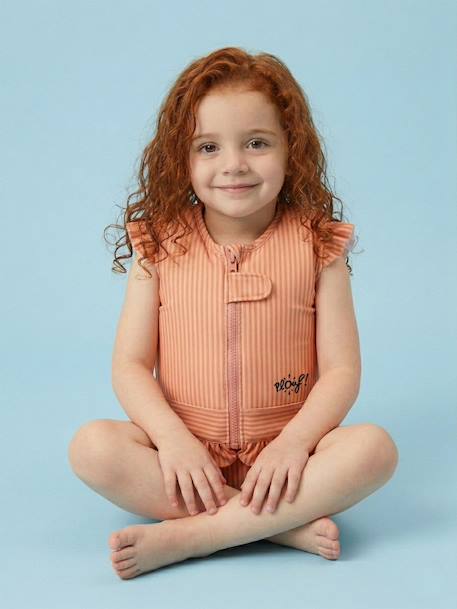 Maillot de bain flottant enfant - pretty Rose pâle 2 - vertbaudet enfant 