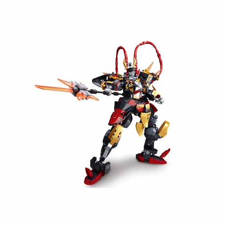 Robot super pr mecha noir rouge jaune Noir 2 - vertbaudet enfant 