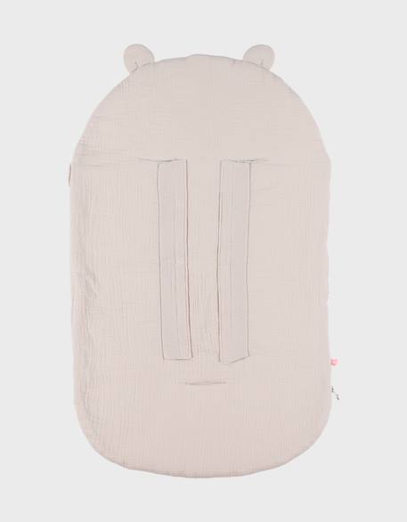 Nid d'ange mousseline de coton bio Beige 5 - vertbaudet enfant 