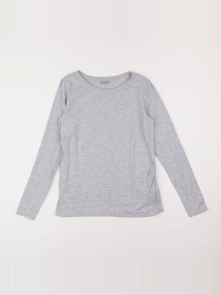 Tee-shirt grossesse - 38 à 40 Gris 1 - vertbaudet enfant 