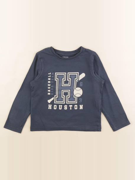 Tee-shirt - 5 ans Bleu 1 - vertbaudet enfant 