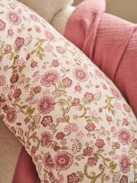 Housse pour coussin d'allaitement Hygge+imprimé fleuri+rose imprimé 15 - vertbaudet enfant 