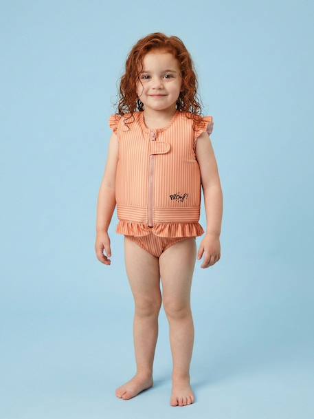 Maillot de bain flottant enfant - pretty Rose pâle 3 - vertbaudet enfant 