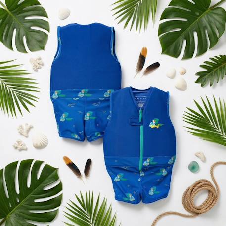 Maillot de bain flottant enfant - ralfi Bleu / vert 4 - vertbaudet enfant 