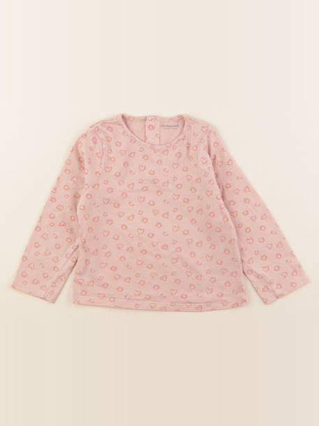 Tee-shirt - 24 mois Rose 1 - vertbaudet enfant 
