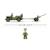 Army wwii - jeep alliée avec canon anti-aérien Vert 4 - vertbaudet enfant 