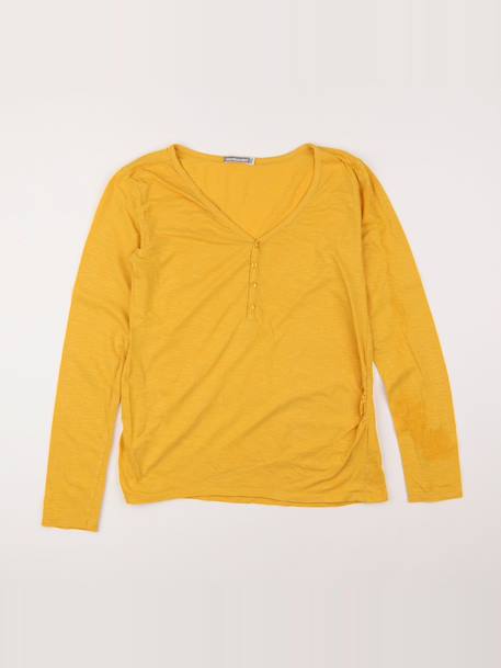Tee-shirt grossesse - 34 à 36 Jaune 1 - vertbaudet enfant 