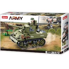 Jouet-Jeux d'imagination-Army wwii - char léger allié
