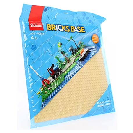 Plaque de base briques de jeux Beige+Blanc+Bleu+Gris+Vert 1 - vertbaudet enfant 