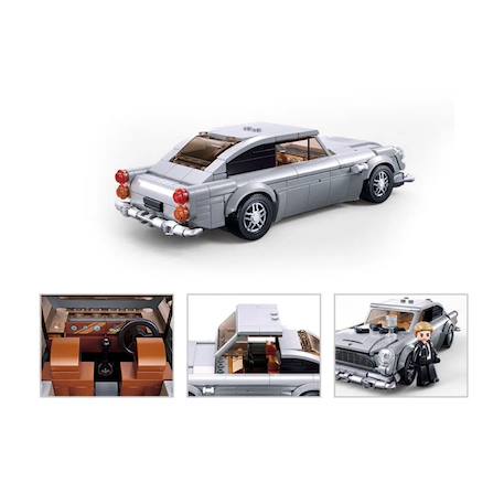 Model bricks - voiture agent secret Gris 4 - vertbaudet enfant 
