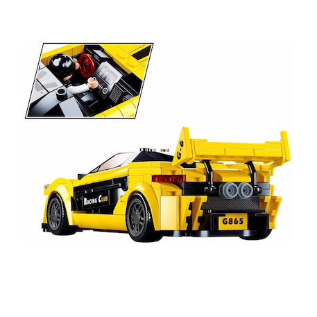 Model bricks - super voiture anglaise jaune Jaune 4 - vertbaudet enfant 