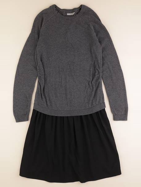Robe grossesse - 34 à 36 Gris 1 - vertbaudet enfant 