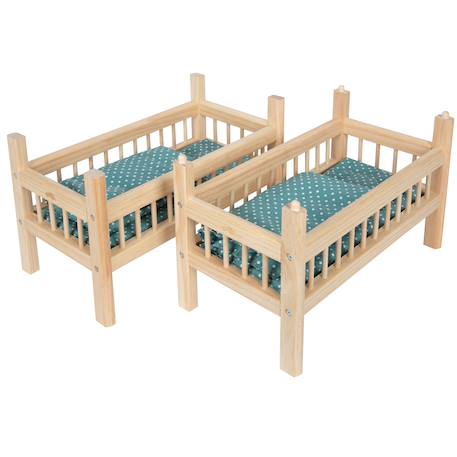 Lit superposé de poupée nature Beige 2 - vertbaudet enfant 