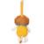 Boîte à musique en tissu little lion Jaune 2 - vertbaudet enfant 