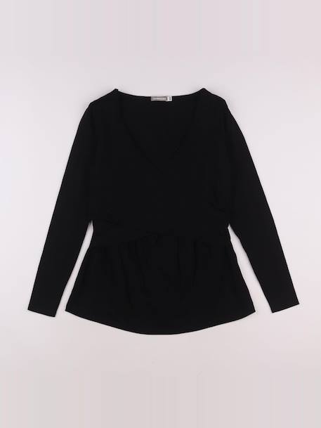Tee-shirt allaitementgrossesse - 34 à 36 Noir 1 - vertbaudet enfant 
