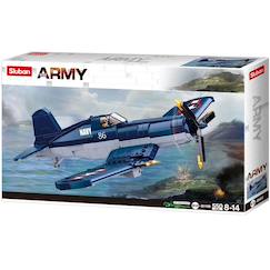 Jouet-Jeux d'imagination-Army wwii - avion chasseur f4u