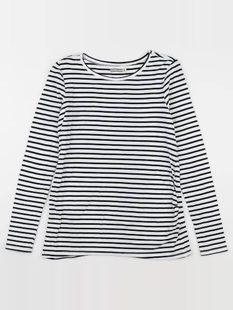 Tee-shirt grossesse - 38 à 40 Blanc, bleu 1 - vertbaudet enfant 