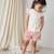 Blouse bébé en popeline poésie d'été Vanille 5 - vertbaudet enfant 