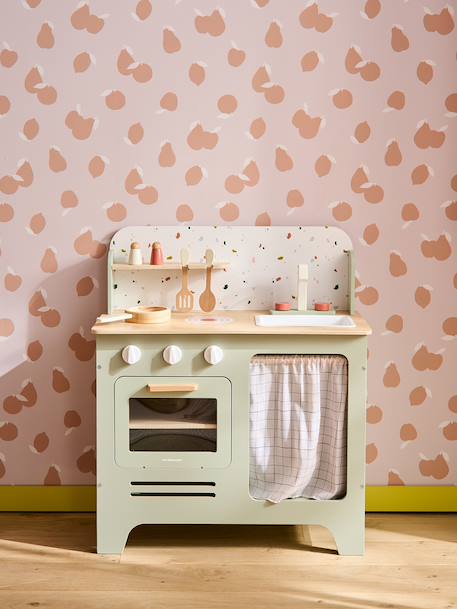 Cuisine en bois FSC® avec accessoires écru+vert sauge 14 - vertbaudet enfant 
