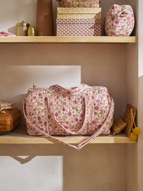 Sac à langer bohème rose imprimé 1 - vertbaudet enfant 