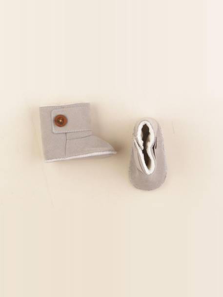 Chaussons - pointure 16/17 Gris 1 - vertbaudet enfant 