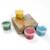 Pâte à modeler 'yuki' naturelle & vegan bio set de 4 pots Multicolore 1 - vertbaudet enfant 