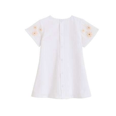Robe enfant poésie d'été Blanc 3 - vertbaudet enfant 