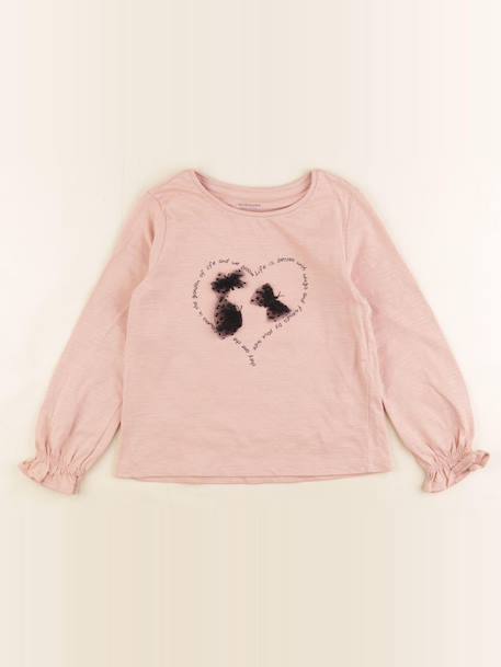 Tee-shirt - 6 ans Rose 1 - vertbaudet enfant 