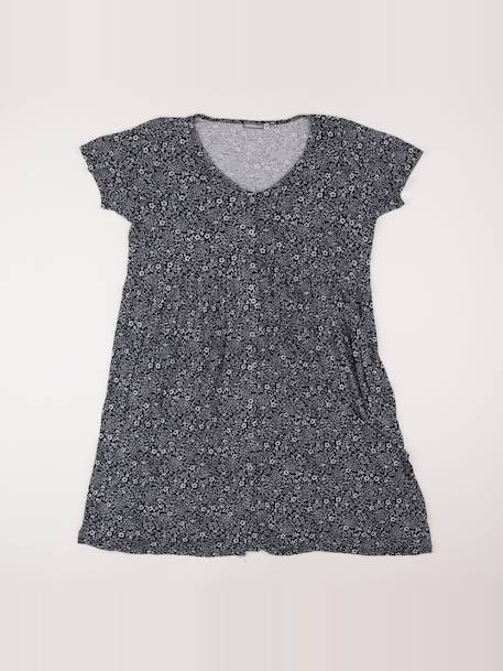 Robe grossesse - 46 à 48 Blanc, noir 1 - vertbaudet enfant 