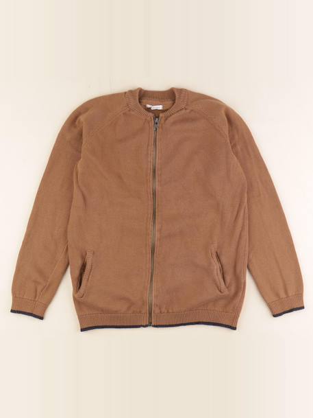 Gilet - 12 ans Marron 1 - vertbaudet enfant 