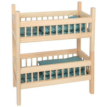 Lit superposé de poupée nature Beige 1 - vertbaudet enfant 