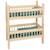 Lit superposé de poupée nature Beige 1 - vertbaudet enfant 