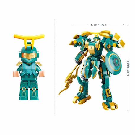 Robot mecha 2 en 1 vert jaune Vert 2 - vertbaudet enfant 