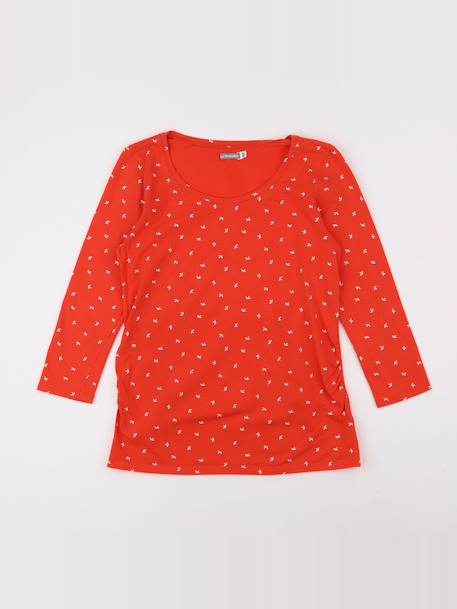 Tee-shirt grossesse - 38 à 40 Rouge 1 - vertbaudet enfant 