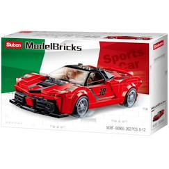 Jouet-Jeux d'imagination-Model bricks - super voiture italienne rouge